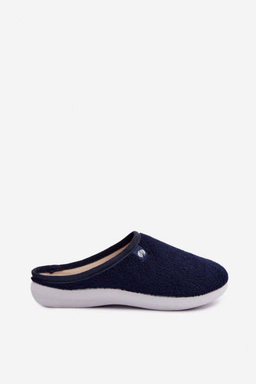 Tmavomodré dámske domáce šľapky Inblu EC000102