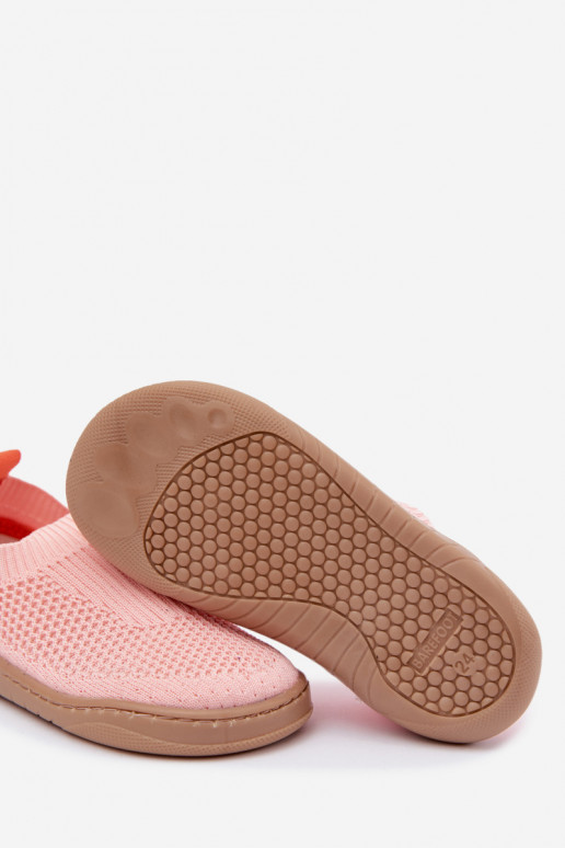 Detské šľapky na slip-on Milami svetloružovej farby