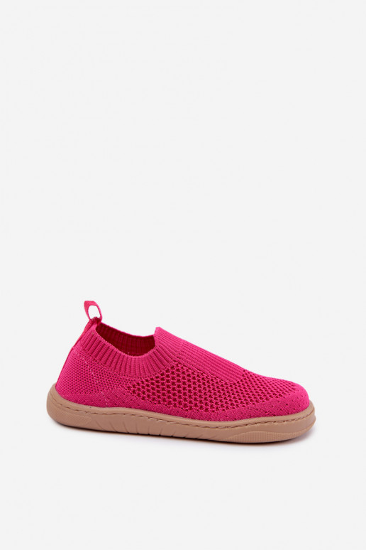 Detské šľapky na slip-on Milami ružovej farby