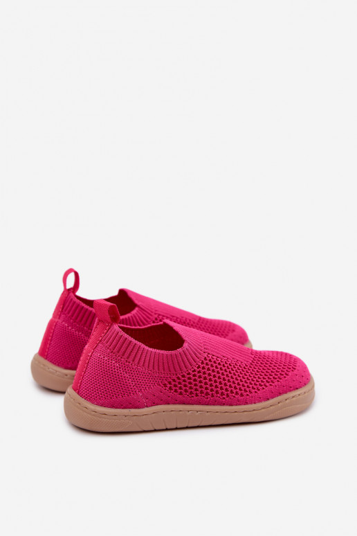 Detské šľapky na slip-on Milami ružovej farby