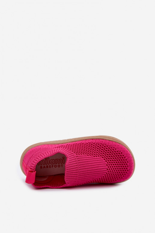 Detské šľapky na slip-on Milami ružovej farby