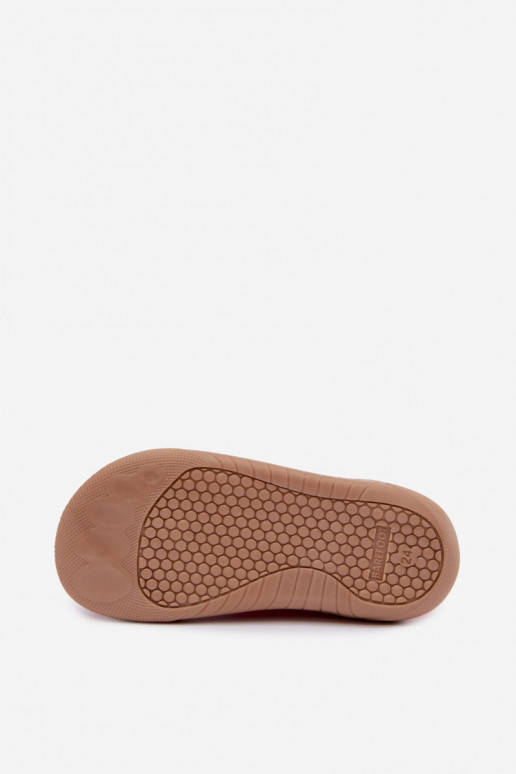 Detské šľapky na slip-on Milami ružovej farby