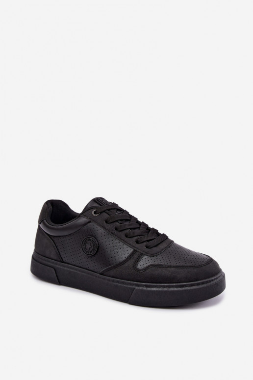 sneakers model topánky pre mužov Big Star UU174327 v čiernej farbe