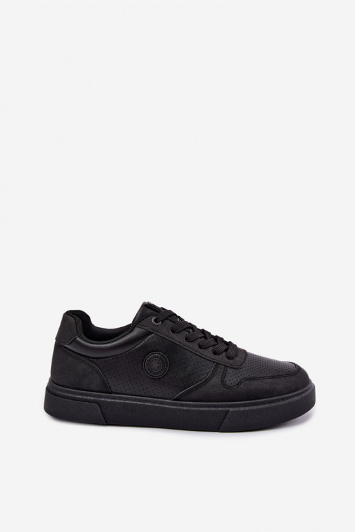 sneakers model topánky pre mužov Big Star UU174327 v čiernej farbe