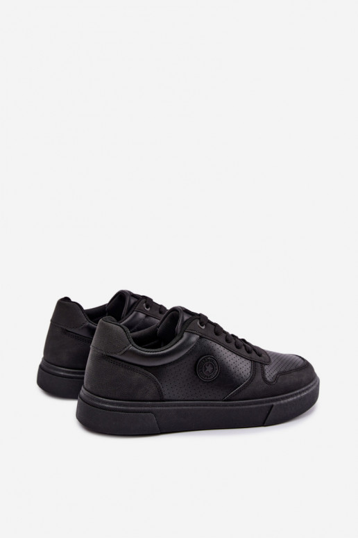 sneakers model topánky pre mužov Big Star UU174327 v čiernej farbe
