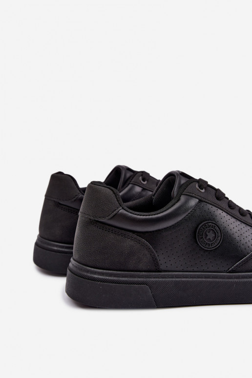 sneakers model topánky pre mužov Big Star UU174327 v čiernej farbe