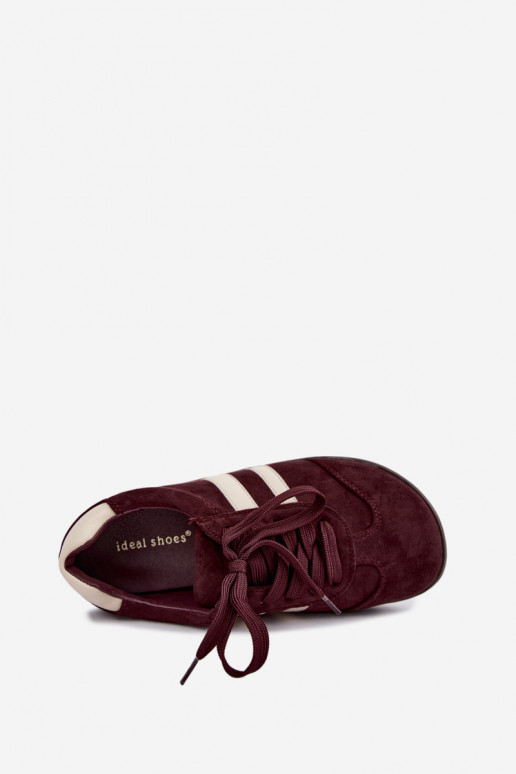 Dámske tenisky Barefoot v bordovej farbe Kessy