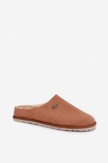 Dámske domáce papuče Inblu CS000034 v hnedej farbe