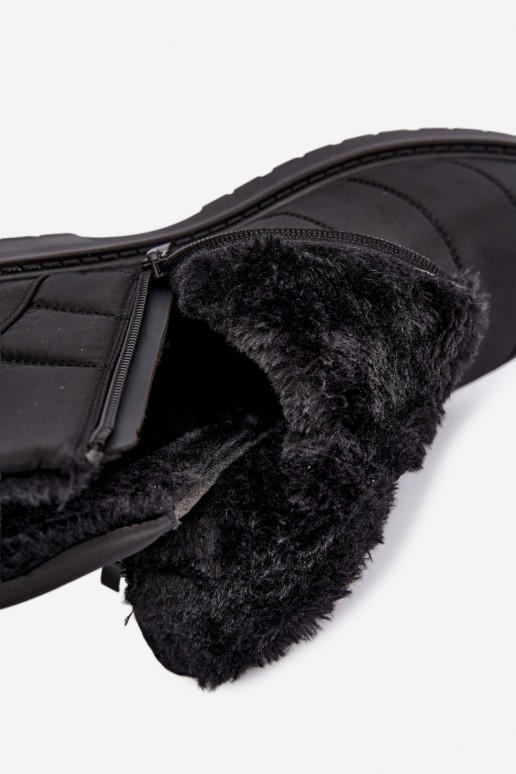 pánske snehové topánky v čiernej farbe Tai turilric