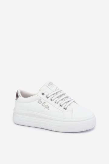 tenisky na platforme Lee Cooper LCJ-26-44-4561 v bielej farbe