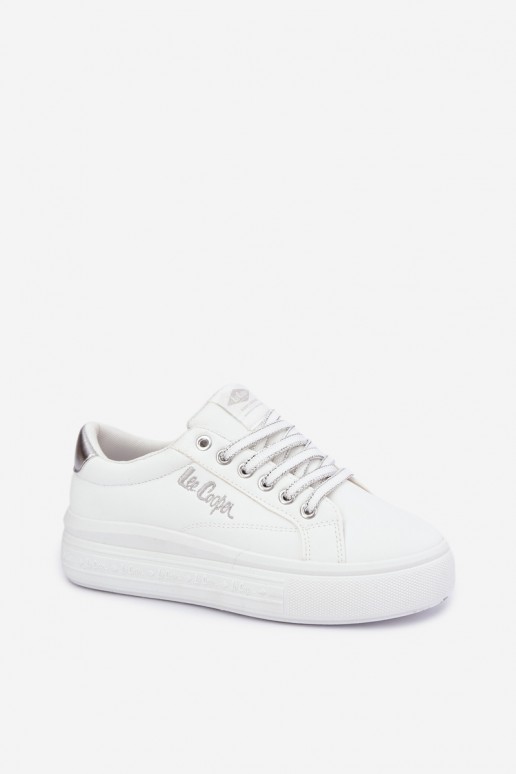 tenisky na platforme Lee Cooper LCJ-26-44-4561 v bielej farbe