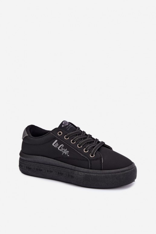 tenisky na platforme Lee Cooper LCJ-26-44-4560 v čiernej farbe