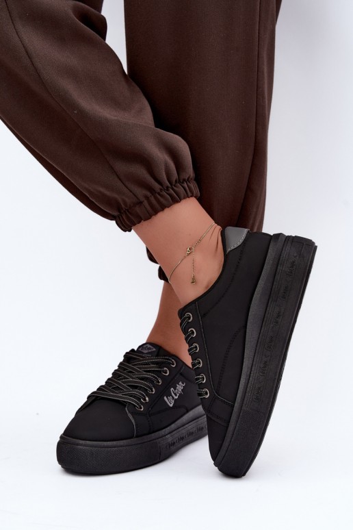 tenisky na platforme Lee Cooper LCJ-26-44-4560 v čiernej farbe