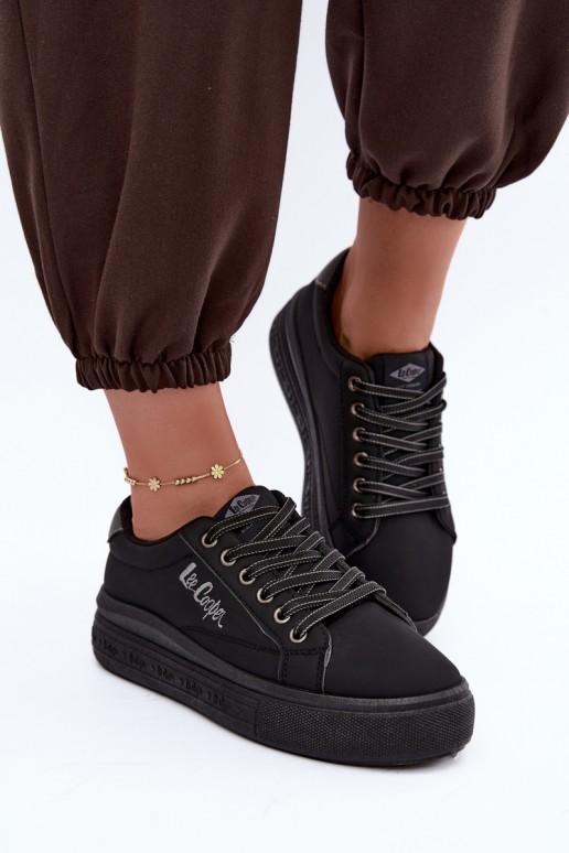 tenisky na platforme Lee Cooper LCJ-26-44-4560 v čiernej farbe