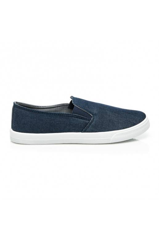 Džínové Slip On topánky DD371H.BL