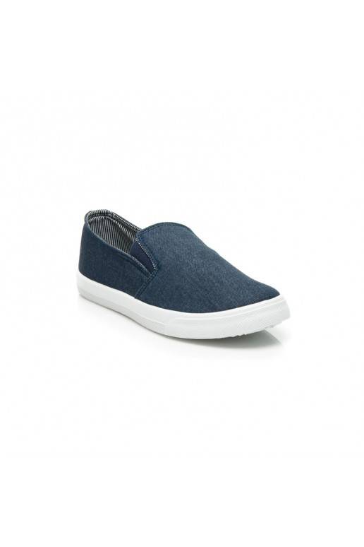 Džínové Slip On topánky DD371H.BL