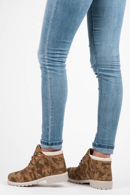 Maskáčové čižmy z ekologickej kože "TIMBER" od IDEAL W-3056C  - 3 Maskáčové čižmy z ekologickej kože "TIMBER" od IDEAL W-3056C  - 3