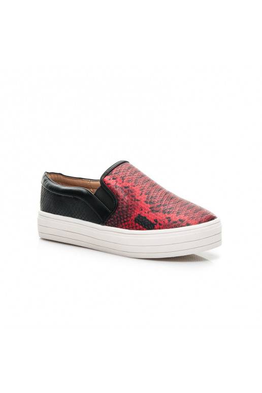 Hrubozrnné Slip On topánky Q33-19R /S1-2P