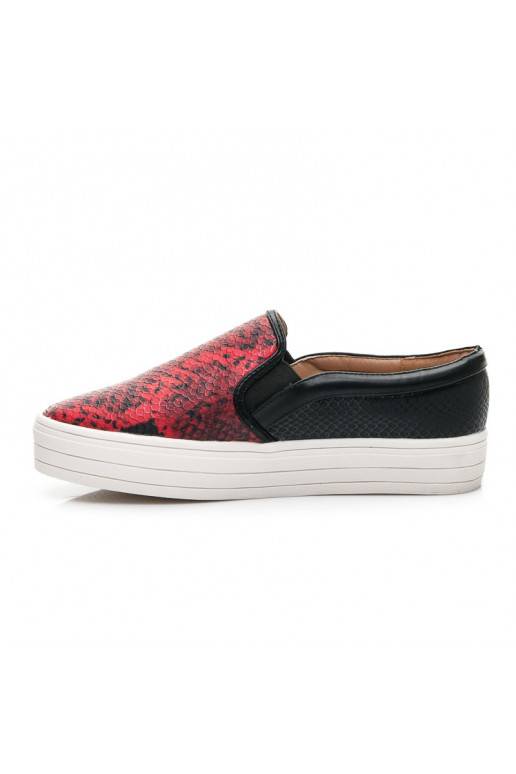 Hrubozrnné Slip On topánky Q33-19R /S1-2P