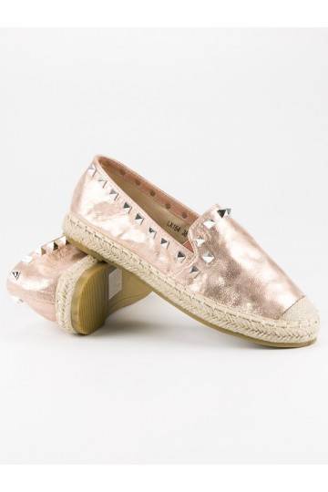 Espadrilky Forever Folie Rivet z ružového zlata LX164CHA  - 1 2