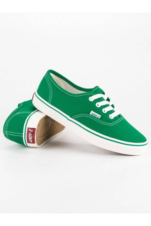 Zelené dámske voľnočasové topánky Andy Z A8865GR  - 1 Zelené dámske voľnočasové topánky Andy Z A8865GR  - 1