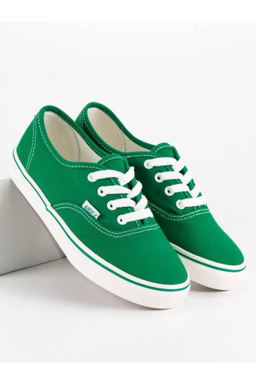 Zelené dámske voľnočasové topánky Andy Z A8865GR  - 2 Zelené dámske voľnočasové topánky Andy Z A8865GR  - 2