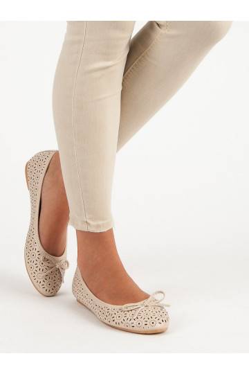 Béžové balerínky Diamantique Sun Ornaments 9988-139BE  - 3