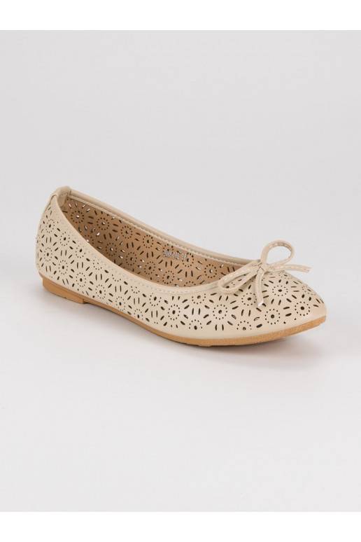 Béžové balerínky Diamantique Sun Ornaments 9988-139BE  - 5