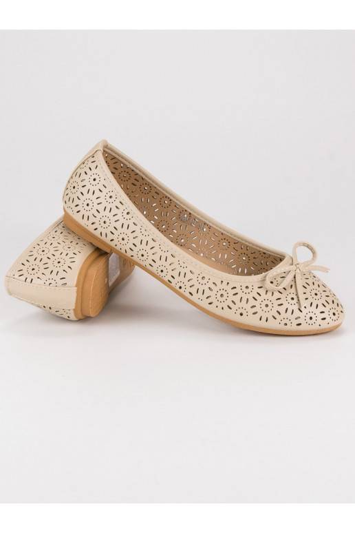Béžové balerínky Diamantique Sun Ornaments 9988-139BE  - 7