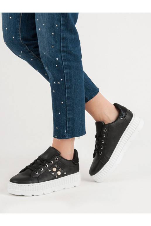 Čierne topánky na platforme  - 5 Čierne topánky na platforme  - 5