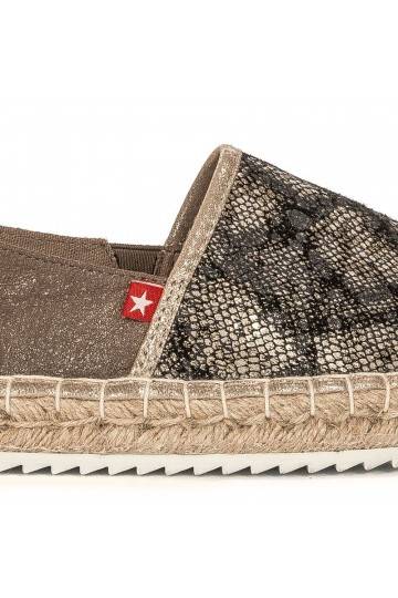 Espadrilky v zlatej farbe Big Star BAT_FF274A515 GOLD 2