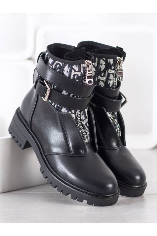 Módne čižmy so zipsom BAT_NC1051B  - 2 Módne čižmy so zipsom BAT_NC1051B  - 2