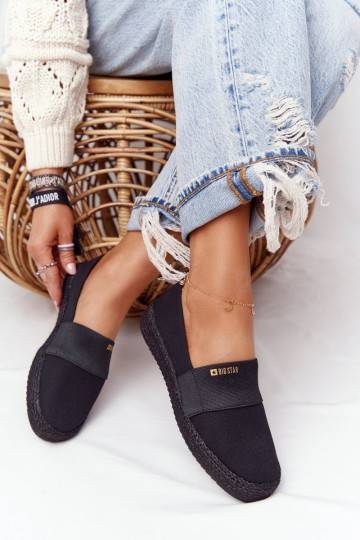 Čierne espadrilky