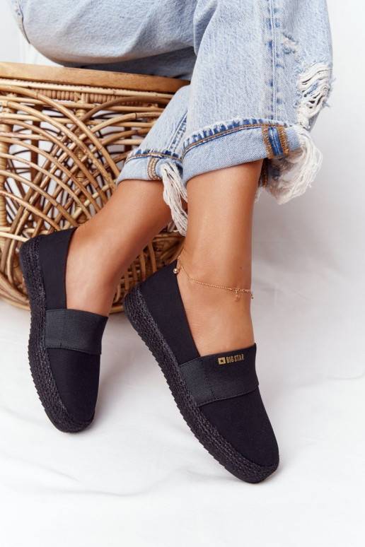 Čierne espadrilky Čierne espadrilky