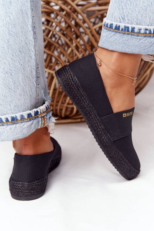 Čierne espadrilky Čierne espadrilky