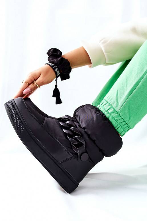 Teplé snehule v čiernej farbe Kharich Teplé snehule v čiernej farbe Kharich