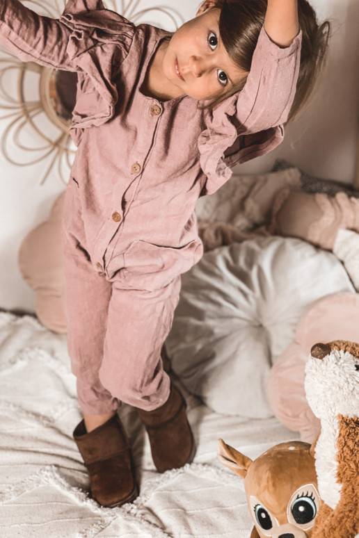 Teplé detské zimné čižmy v hnedej... Teplé detské zimné čižmy v hnedej...