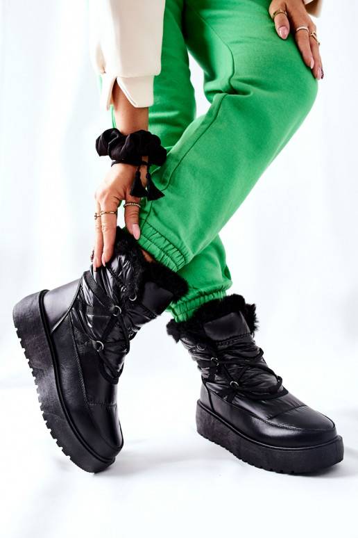 Teplé snehule v čiernej farbe Gordian Teplé snehule v čiernej farbe Gordian