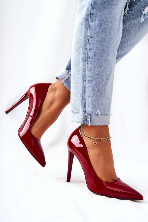 Topánky na vysokom opätku so špicatou...