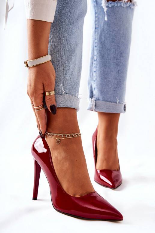 Topánky na vysokom opätku so špicatou...