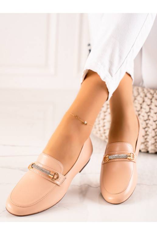 Elegantné mokasíny s trblietavými očkami