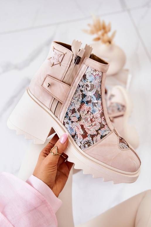 Béžové čižmy Béžové čižmy