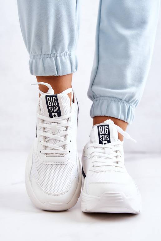 Módny model tenisiek Big Star bielej... Módny model tenisiek Big Star bielej...
