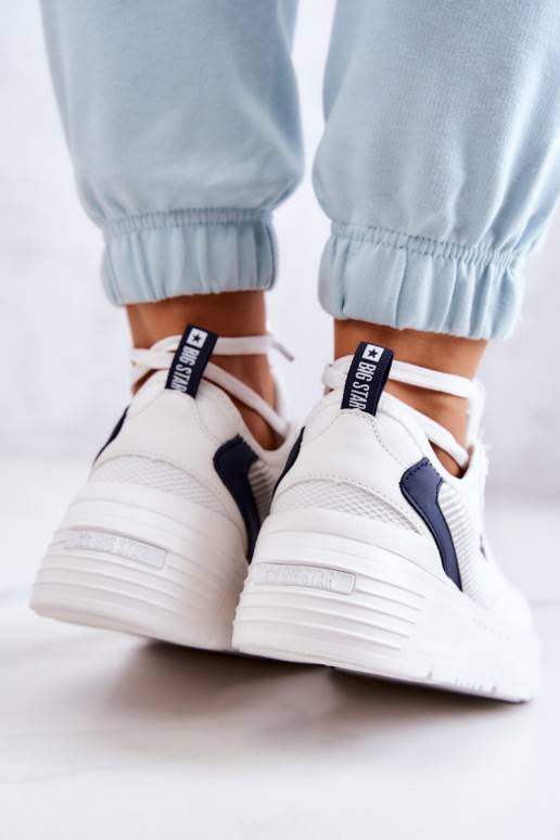 Módny model tenisiek Big Star bielej... Módny model tenisiek Big Star bielej...