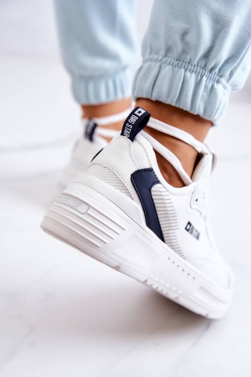 Módny model tenisiek Big Star bielej... Módny model tenisiek Big Star bielej...