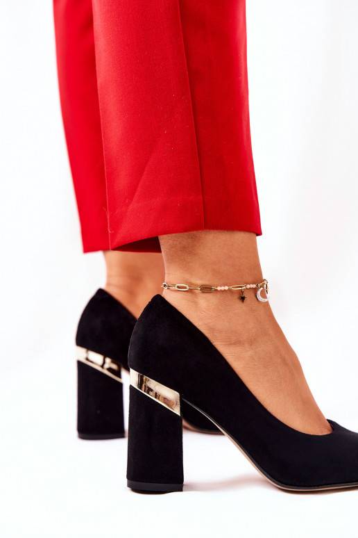 Čierne semišové topánky