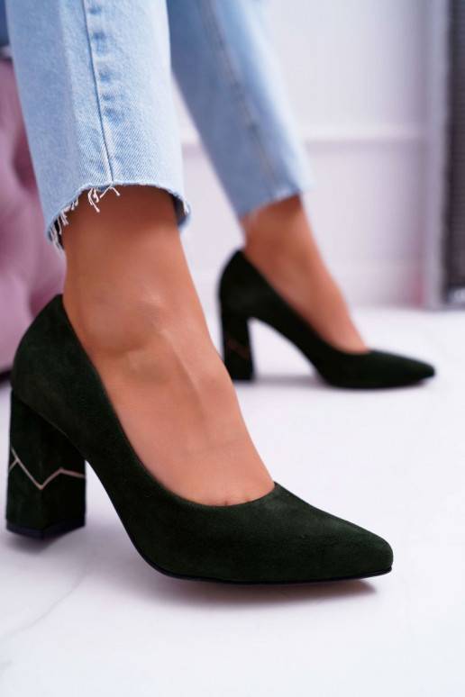 Topánky Laura Messi semišové zelené...