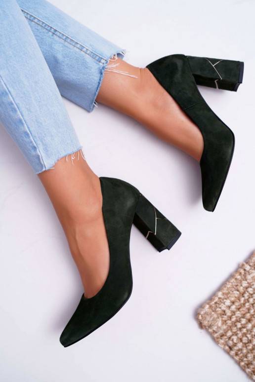 Topánky Laura Messi semišové zelené...