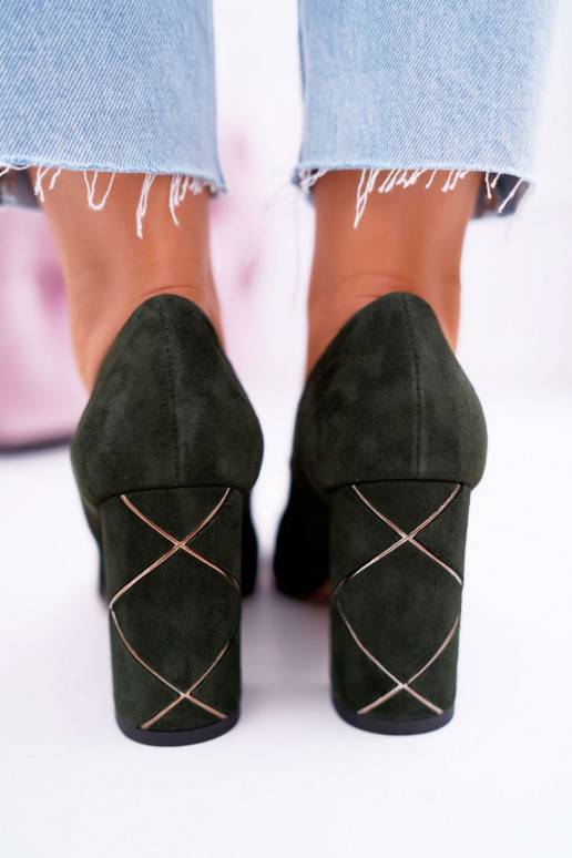 Topánky Laura Messi semišové zelené...