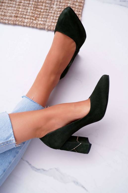 Topánky Laura Messi semišové zelené...